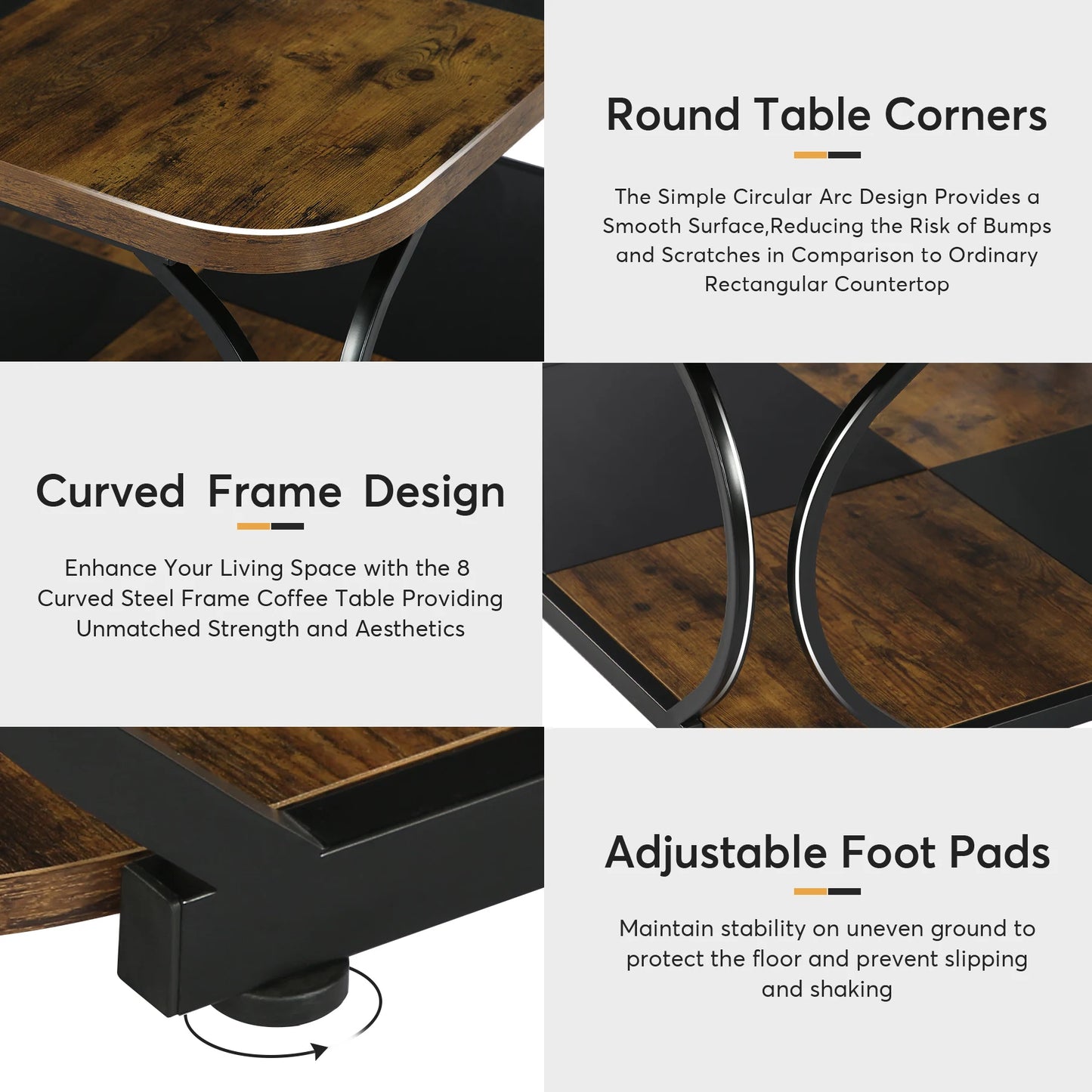 Square Farmhouse Coffee Table