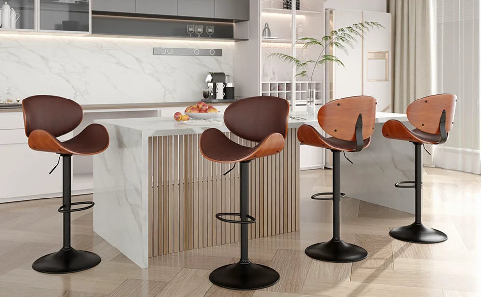 Rotating PU Bar Stools