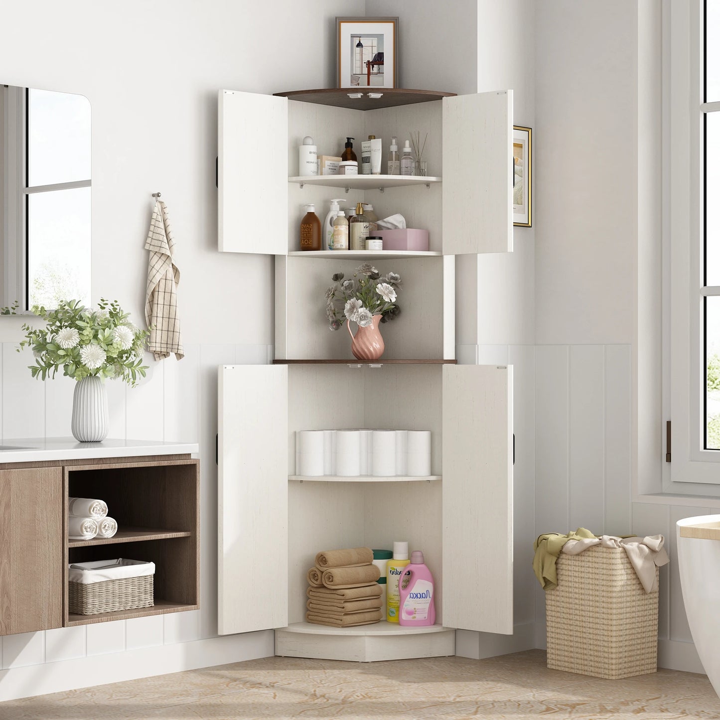 5-Tier Tall Storage Cabinet