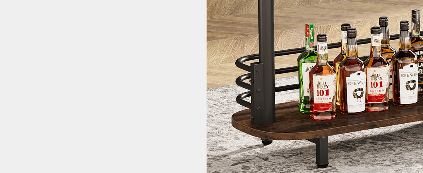 L Shaped Home Bar
