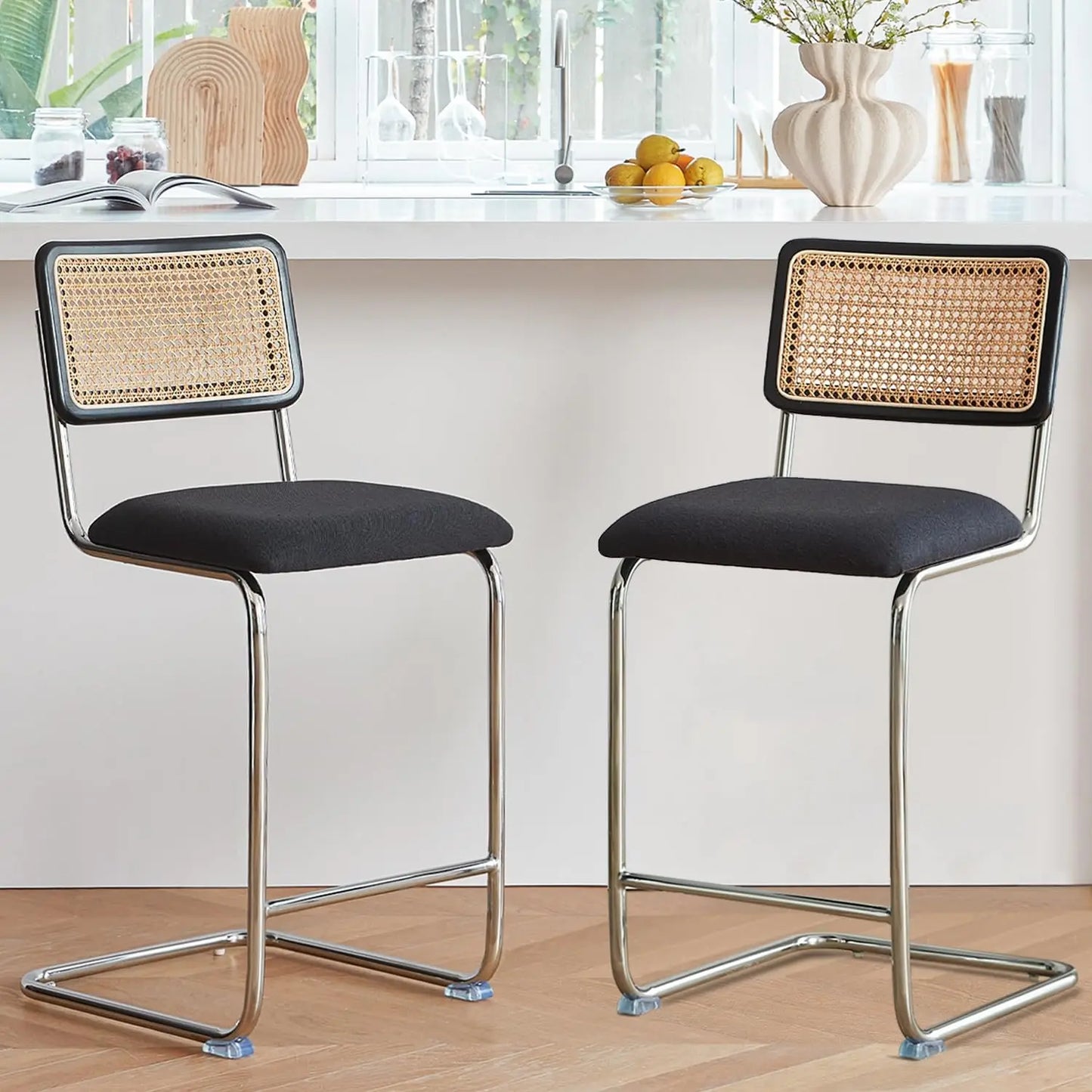 Rattan Counter Bar Stools
