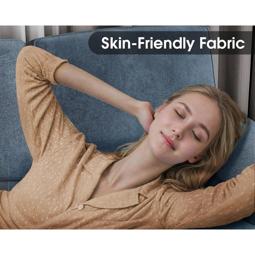 U‑Shaped Linen Sofa