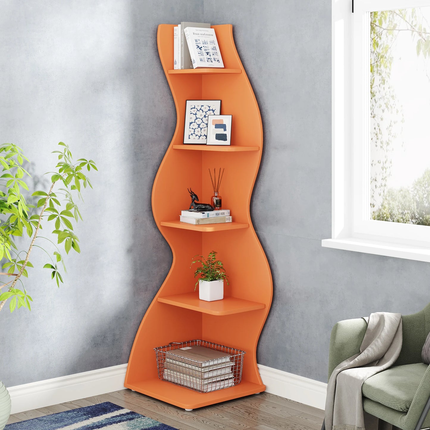 Corner 5‑Tier Shelf