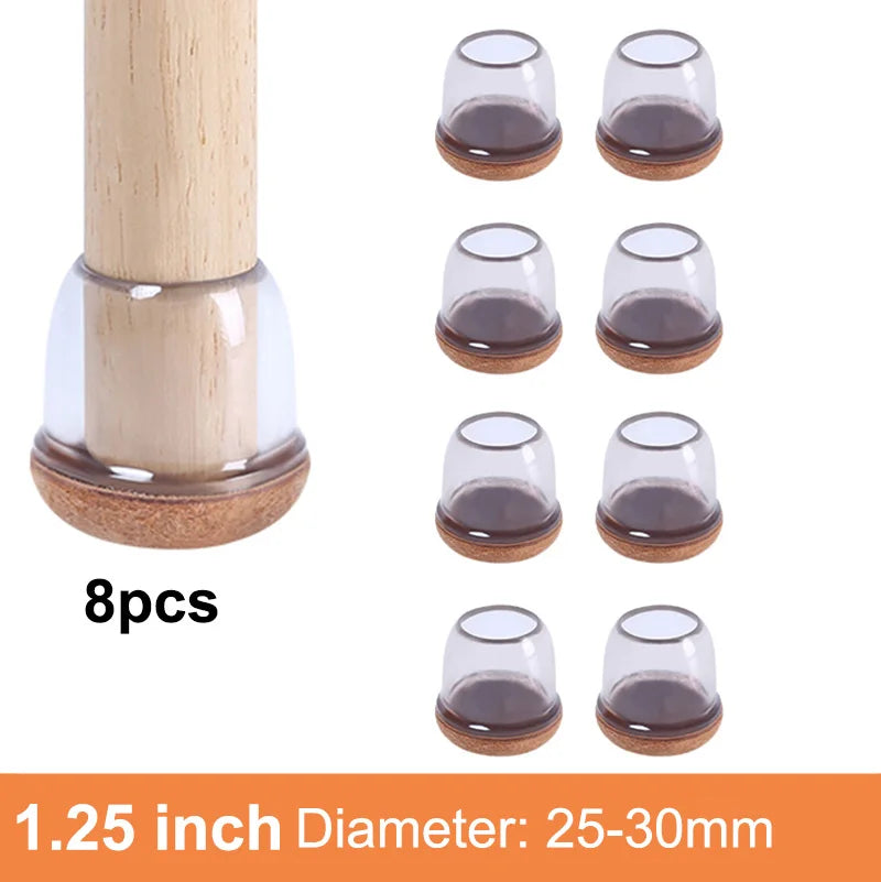 Chair Leg Protector Covers with Felt Pads