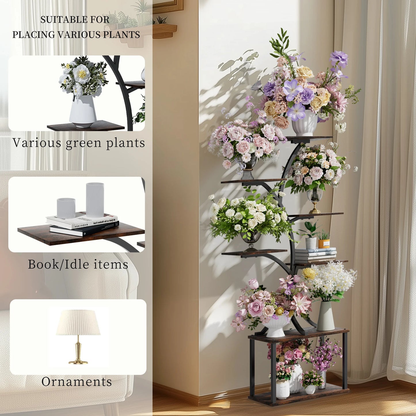 Tree-Shaped Plant Stand