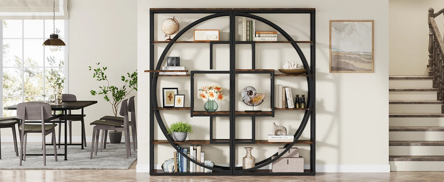 Industrial Etagere Bookcase