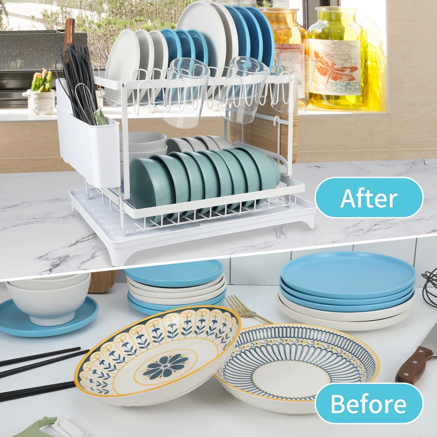 Dish drying organizer