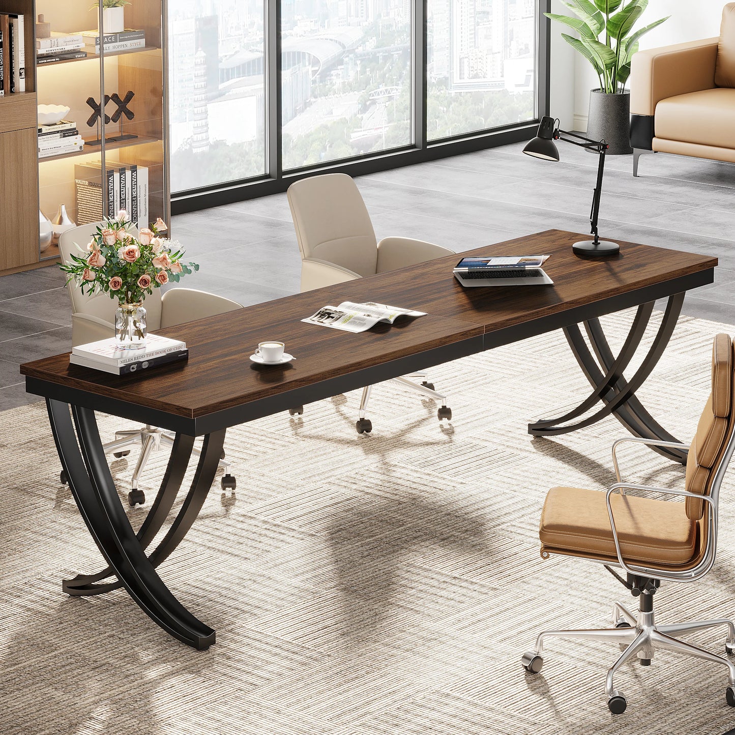 Dual Workspace Desk