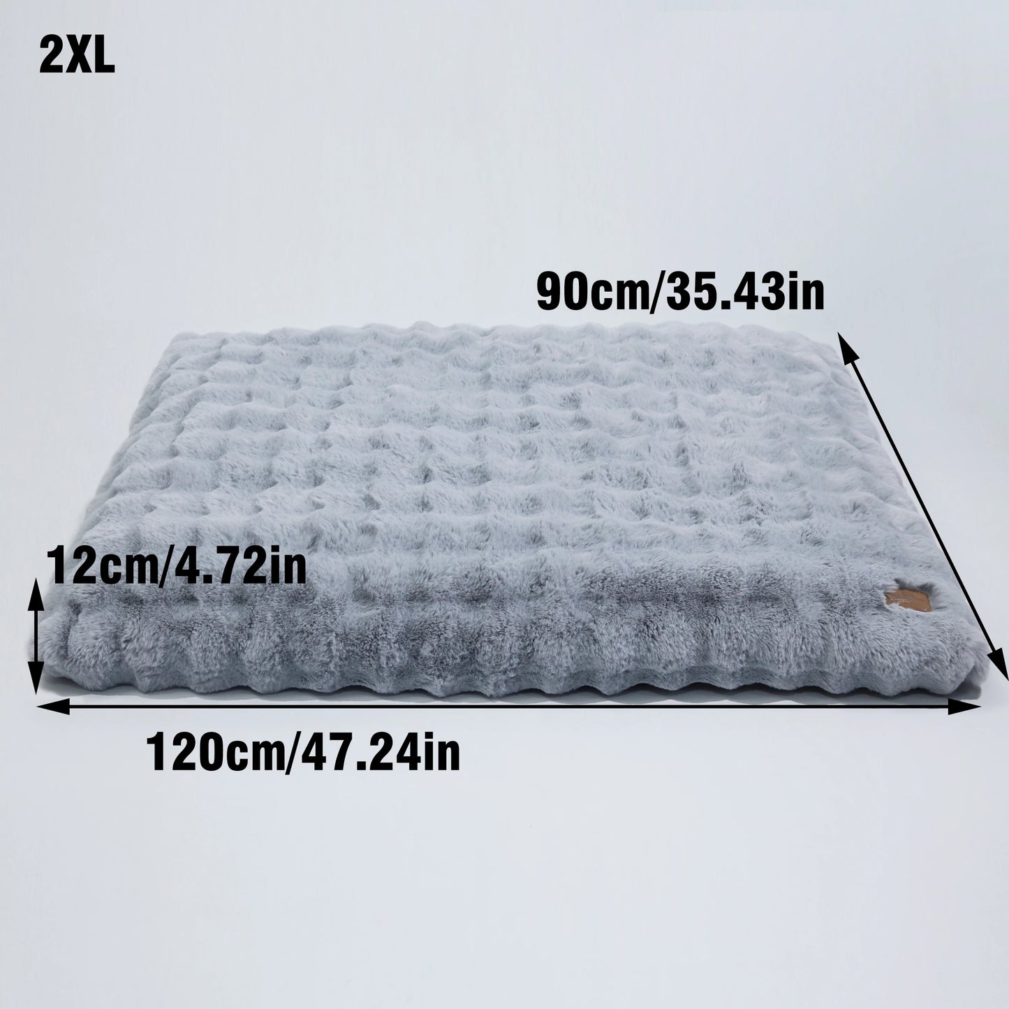 Fluffy Crate Bed for Extra Large Dogs