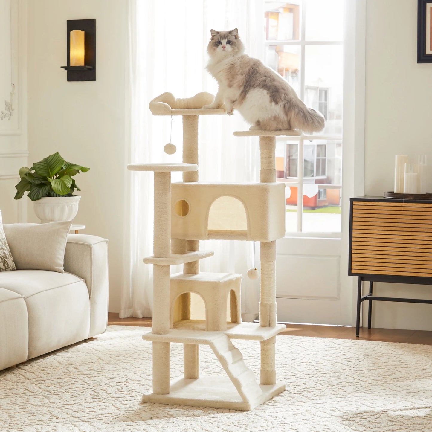 54in Tall Multi-Level Cat Tree