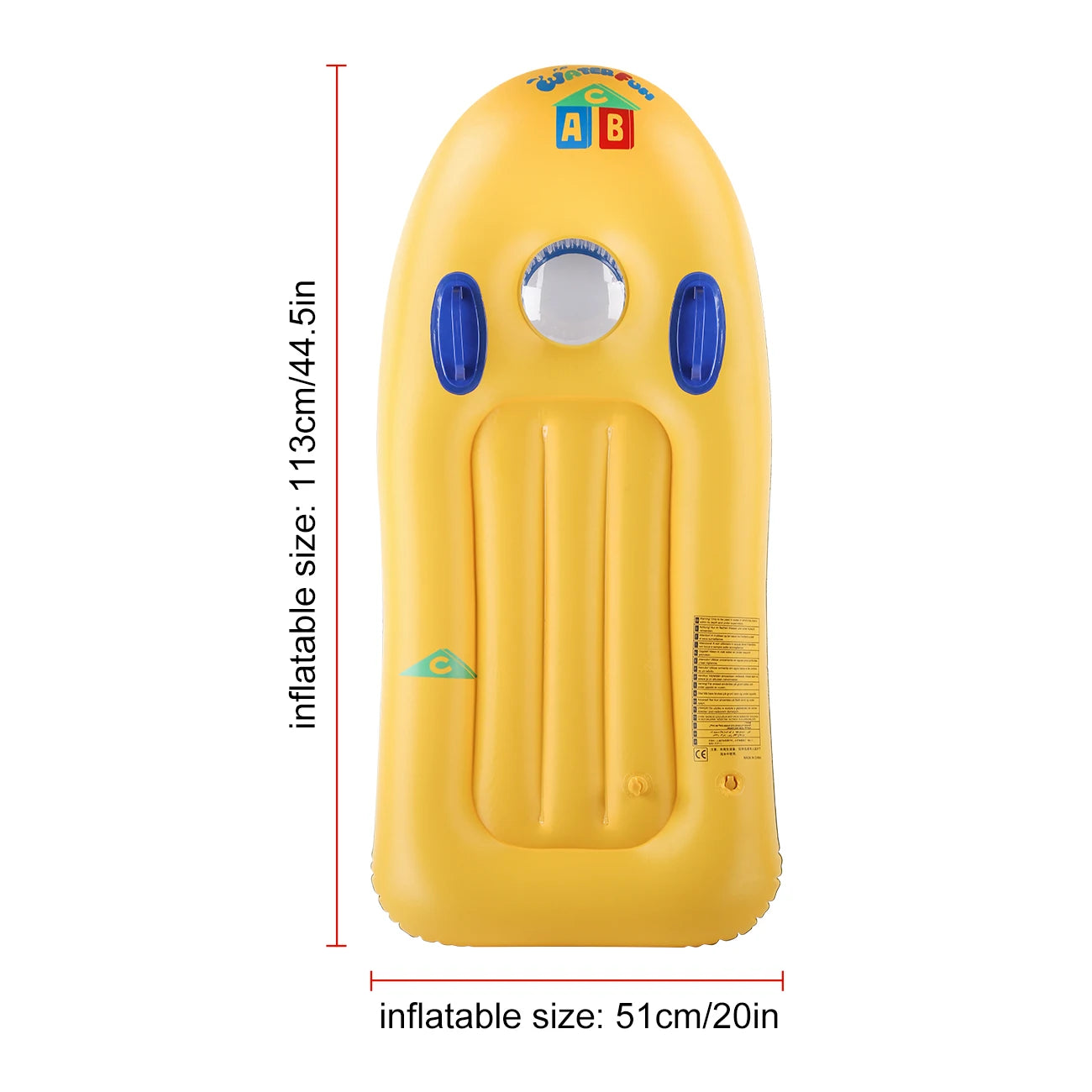 Bodyboard with Non-Slip Handles