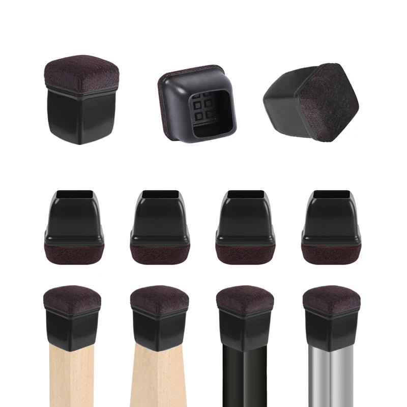 Chair Leg Floor Protectors with Felt Pads (8PCS)