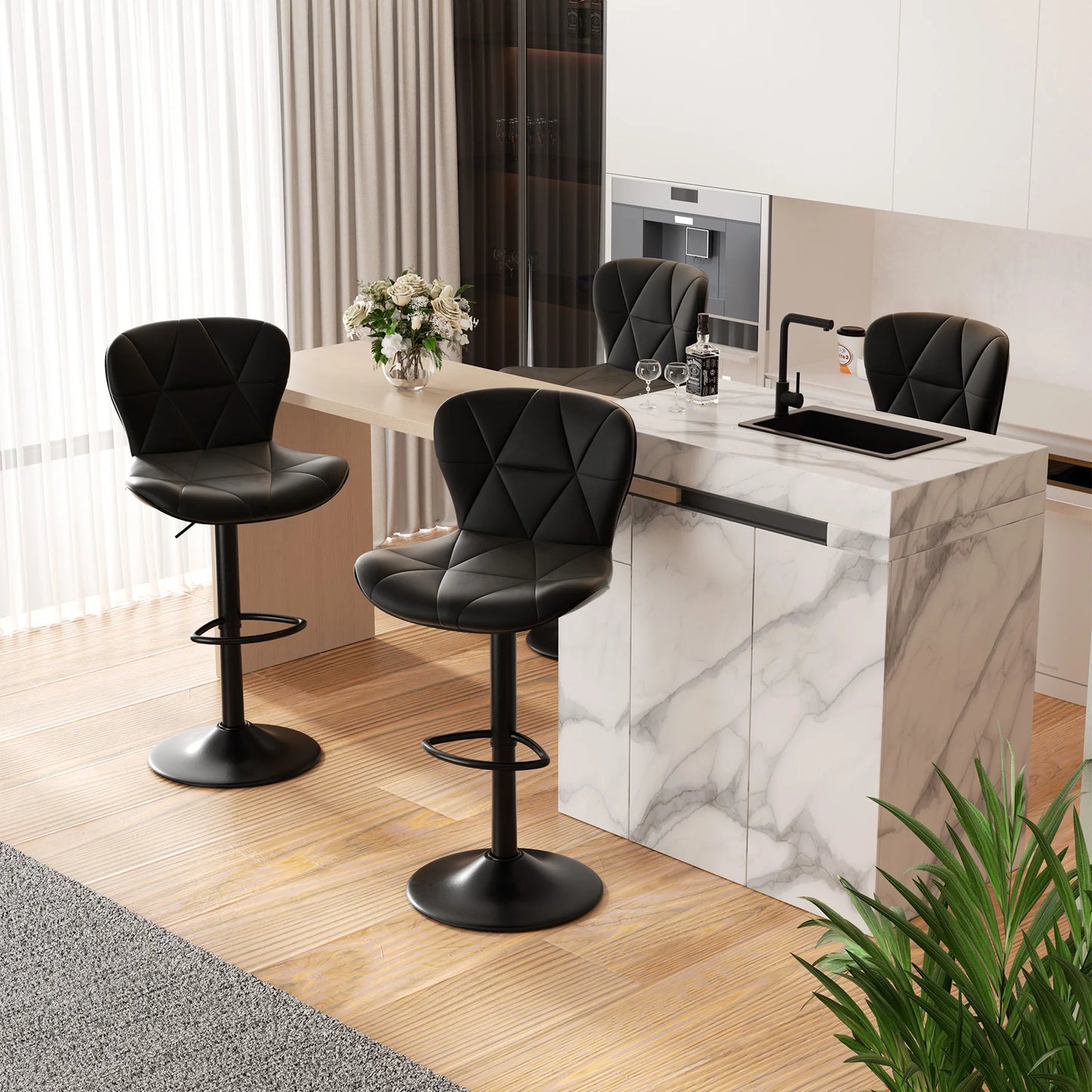 Adjustable Swivel Bar Chairs