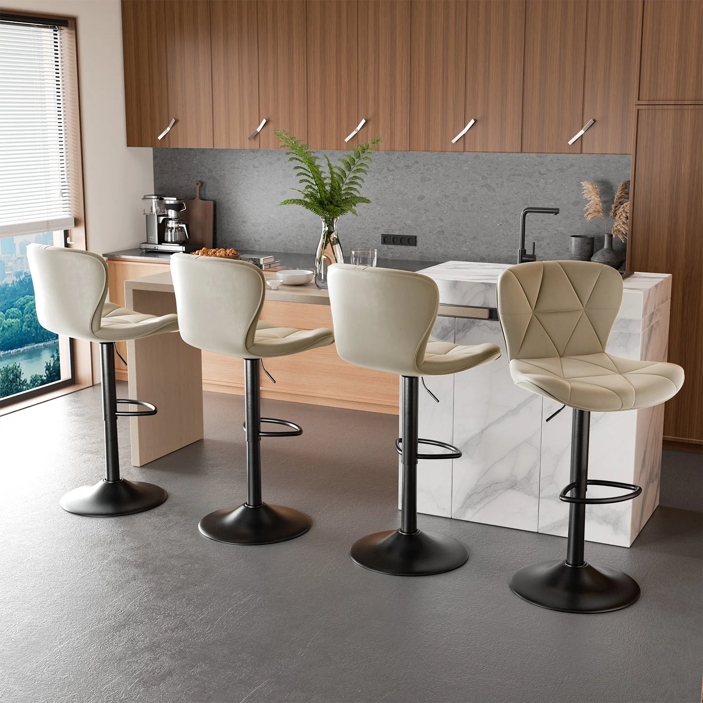 Adjustable Swivel Bar Chairs