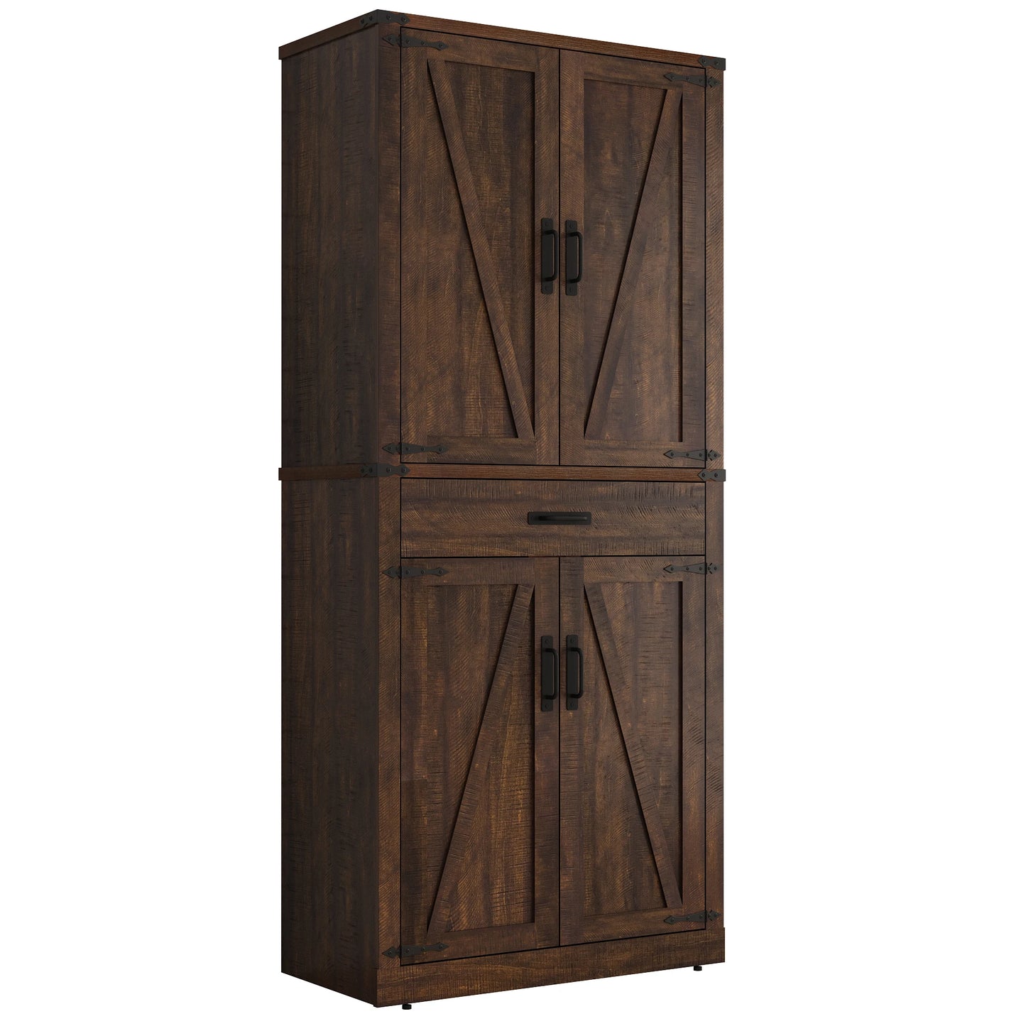 rustic kitchen cabinet with drawer