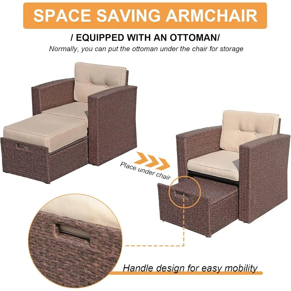Rattan Patio Sectional
