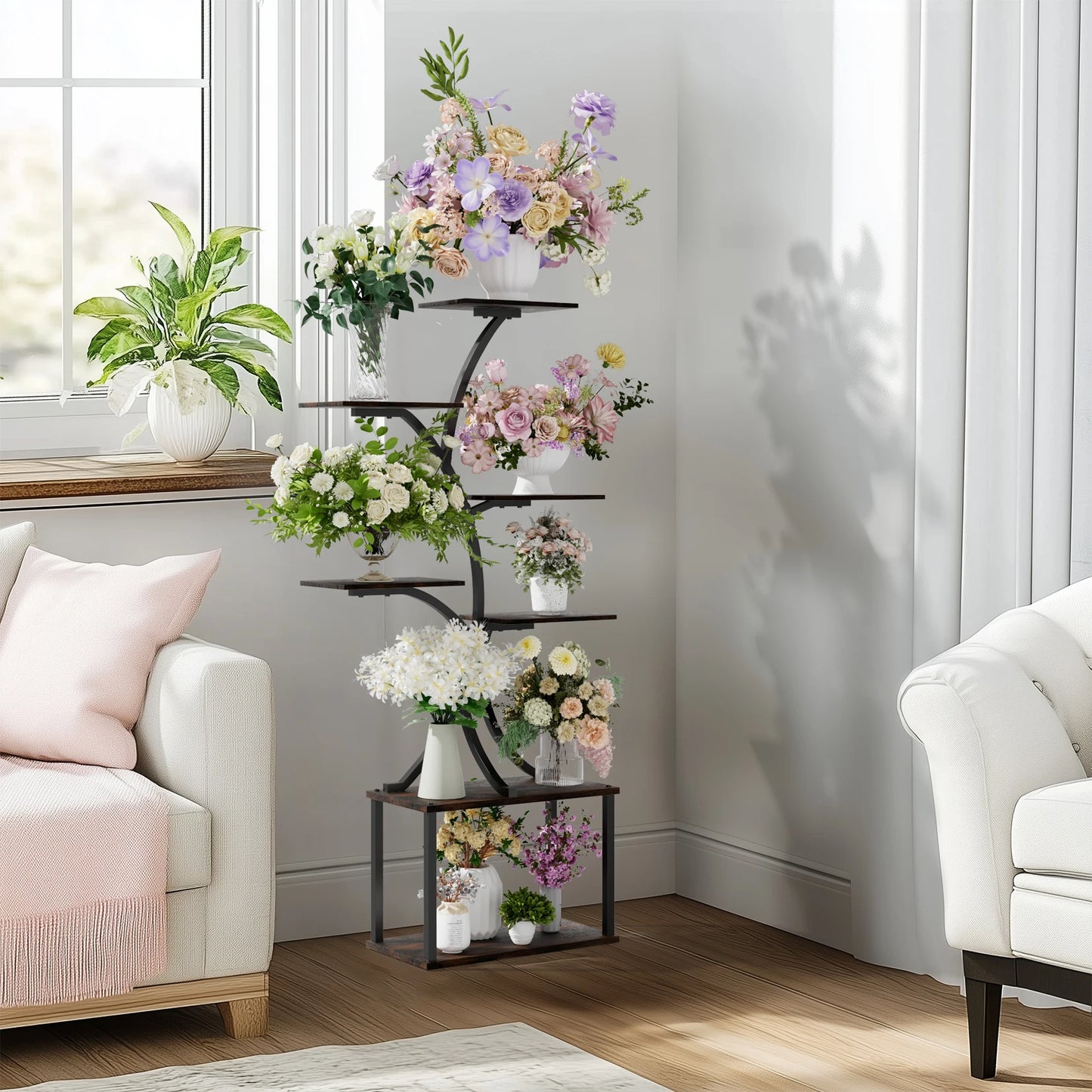 Tree-Shaped Plant Stand