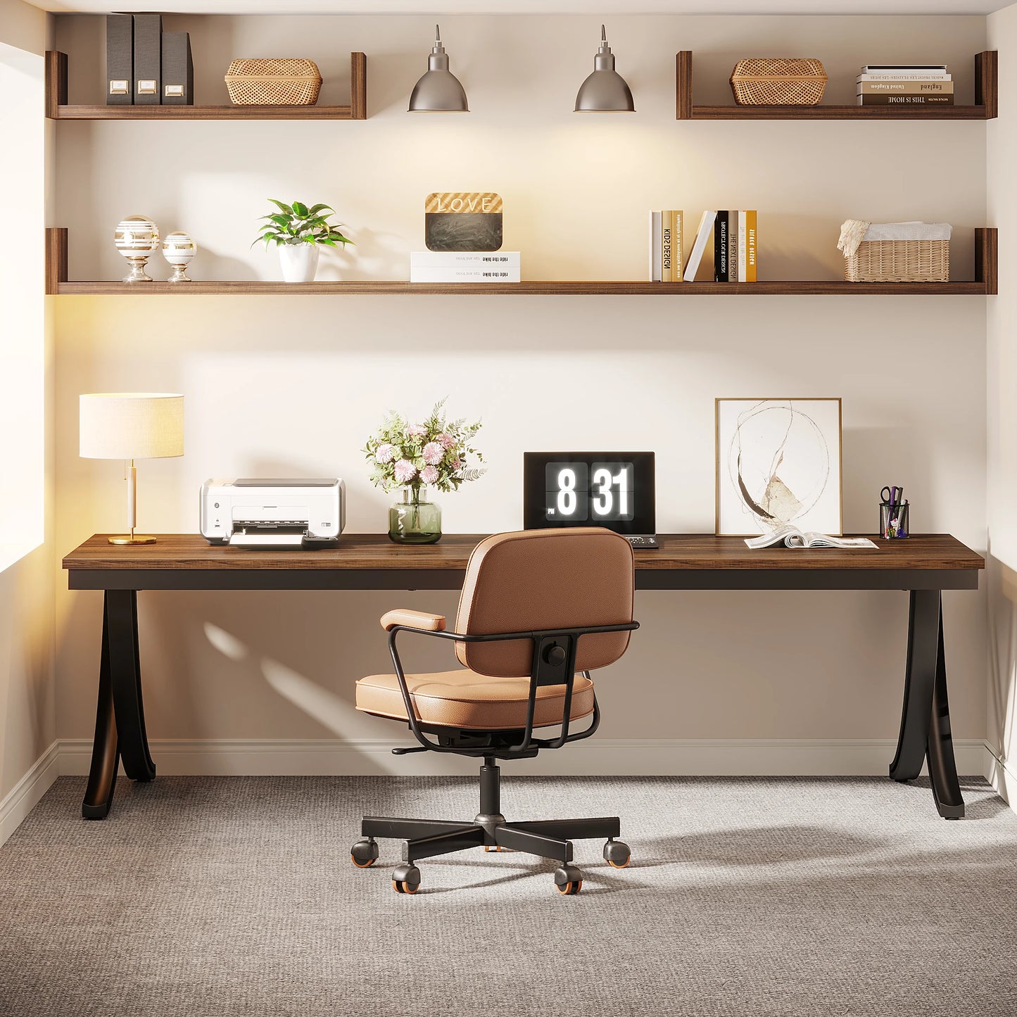 Dual Workspace Desk