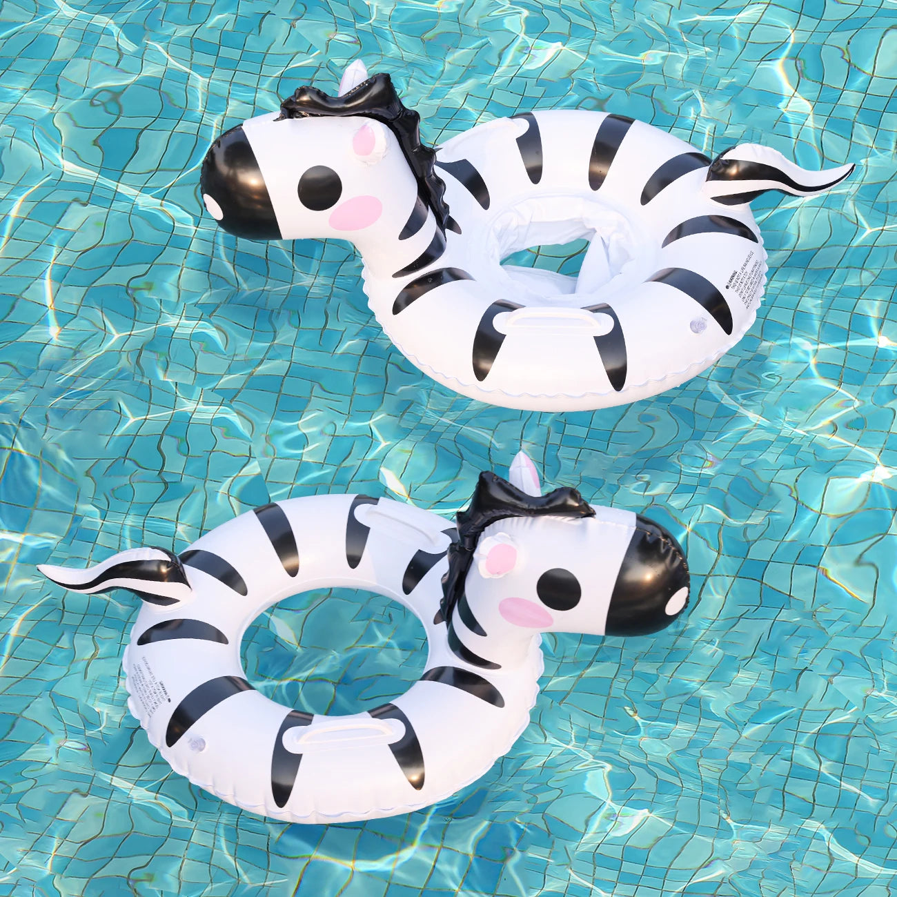 Zebra Shaped Pool Floats