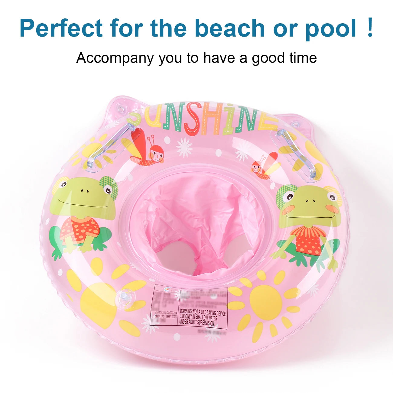Inflatable swimming float for children