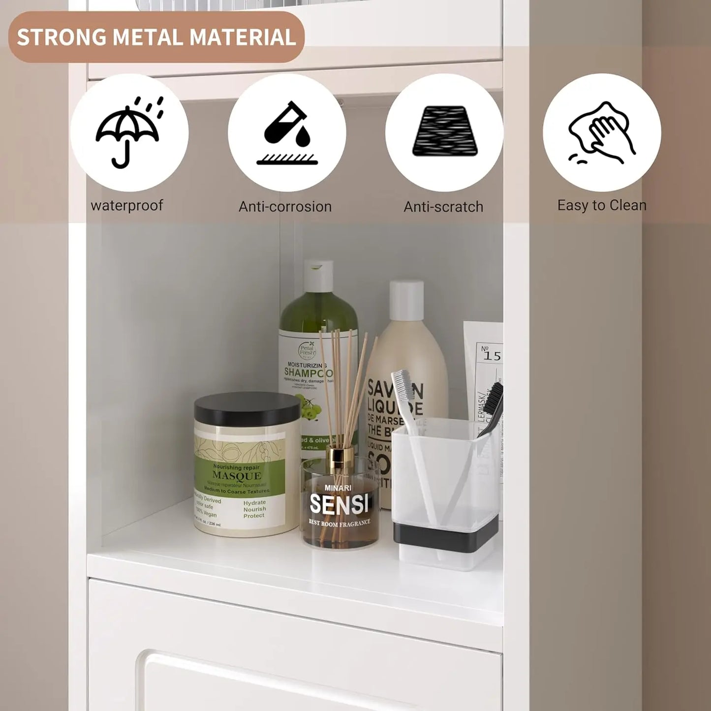 Tall Slim Bathroom Cabinet
