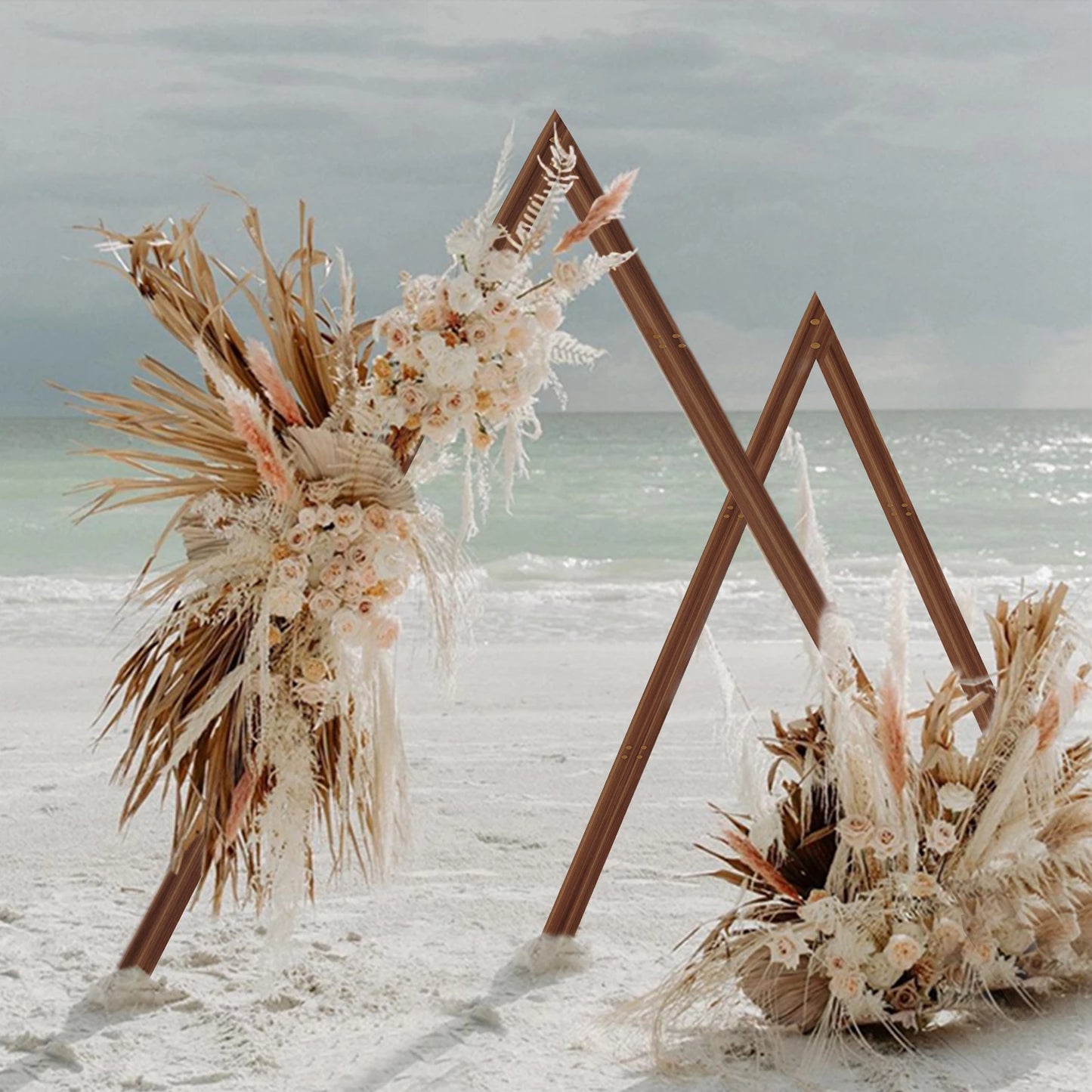 2-Pack Wooden Triangle Arch