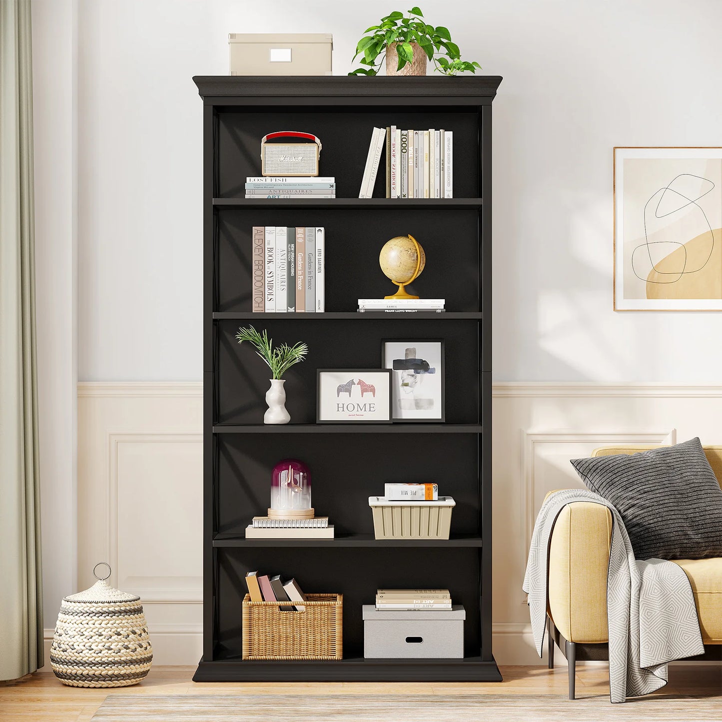 Industrial X-Frame Bookcase