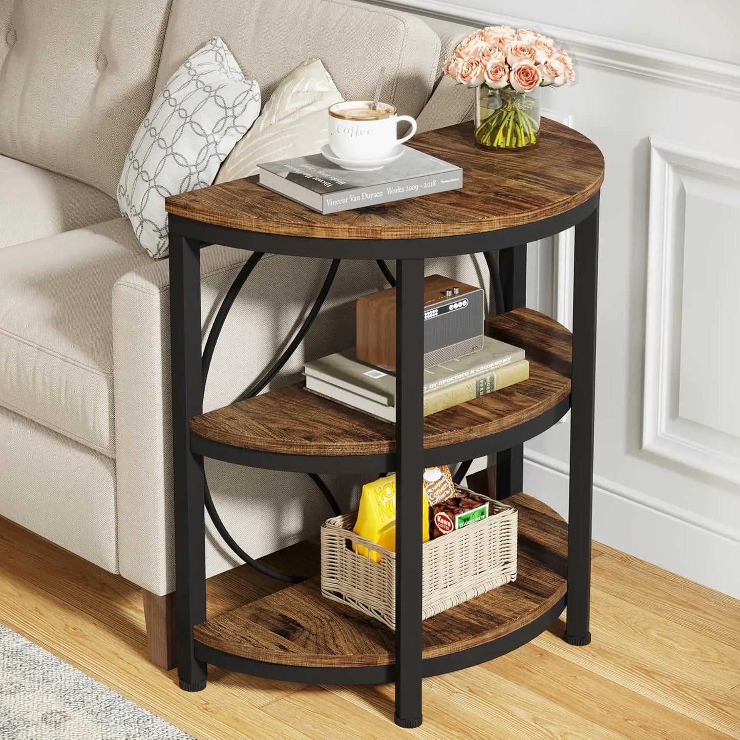 Half Moon Side Table