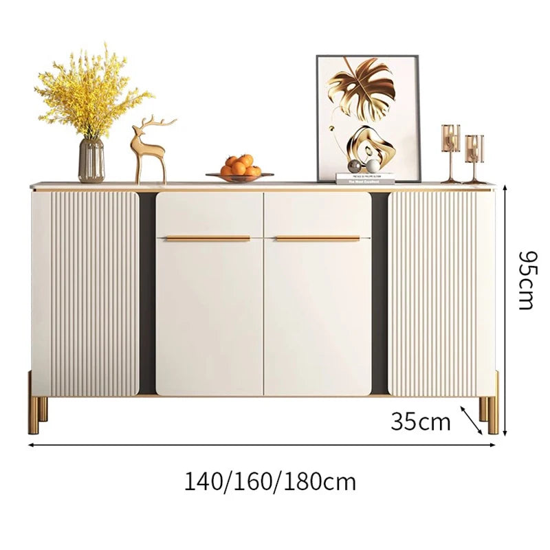 White Luxury Cabinet – Premium Drawers with Italian Inspired Aesthetic for Elegant Living Spaces