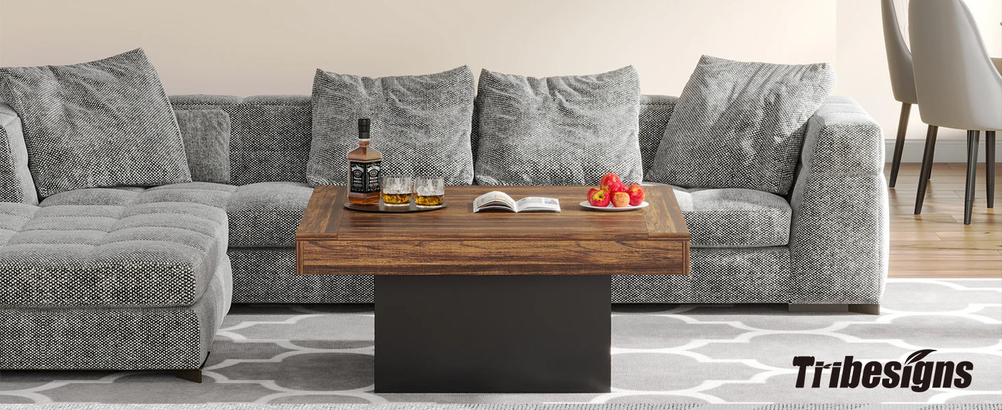 LED Rustic Coffee Table