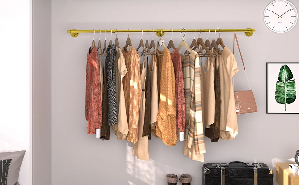 Industrial Pipe Clothes Rack