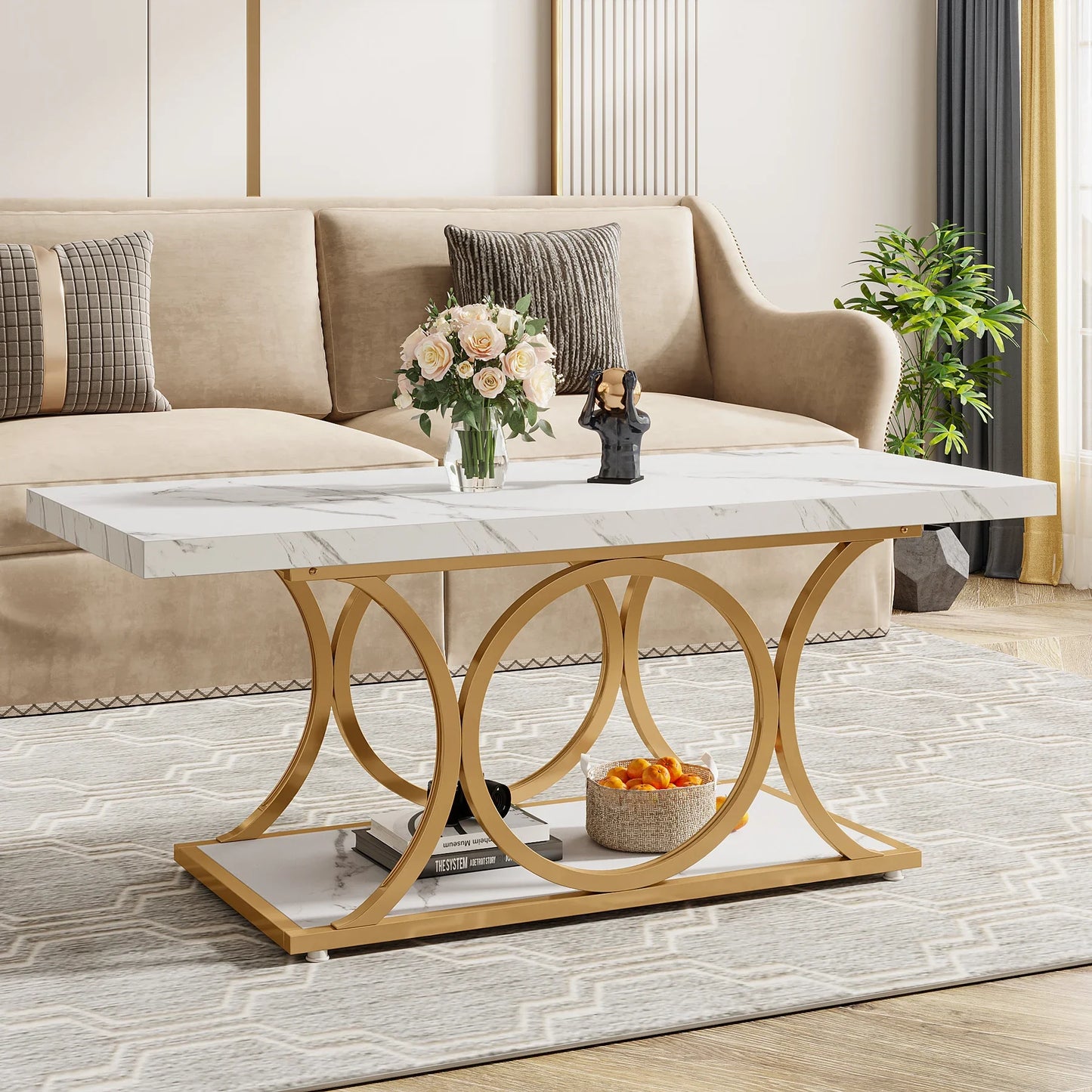 47.24-inch Rectangle Coffee Table