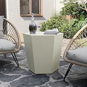 Hexagon Concrete Coffee Table