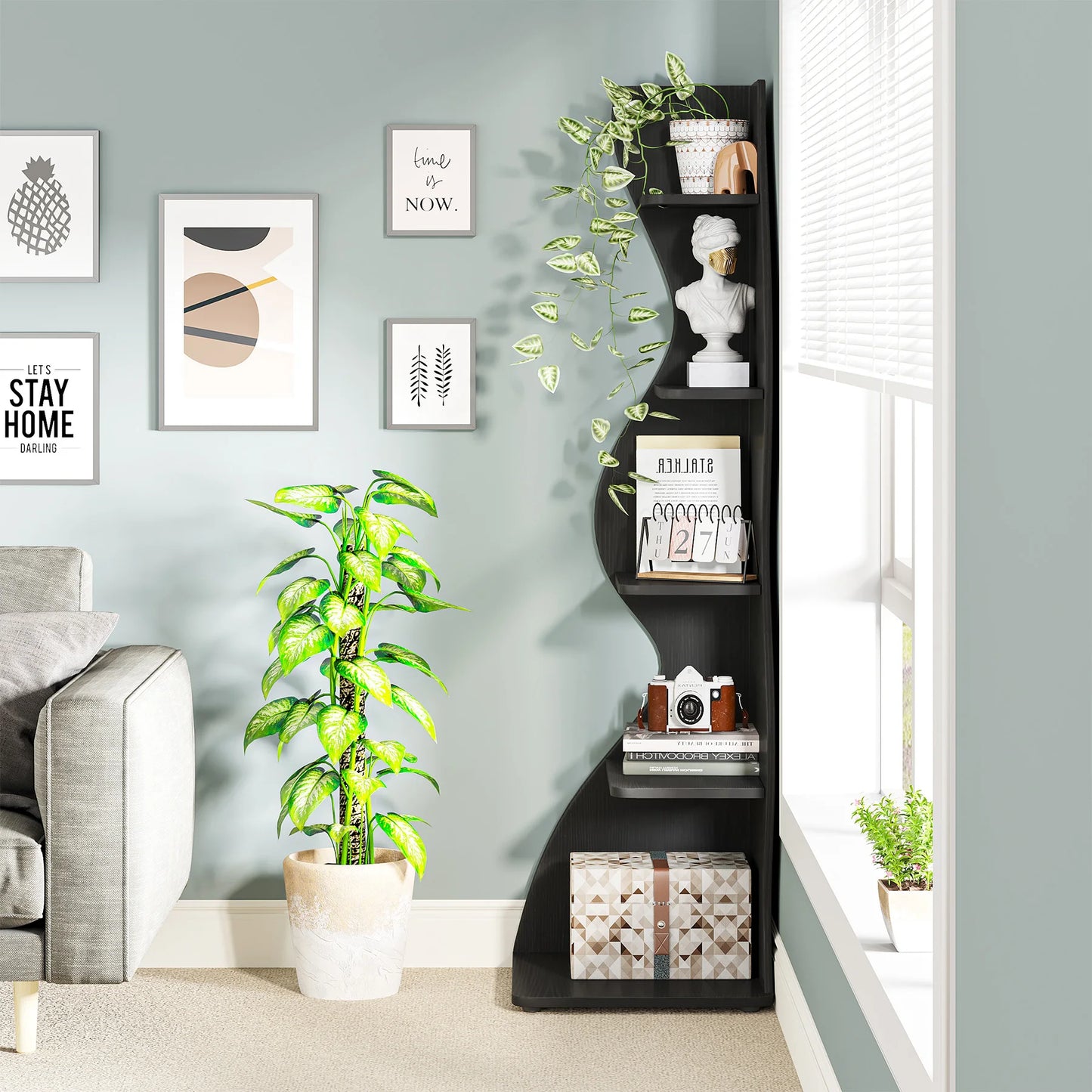 Corner 5‑Tier Shelf