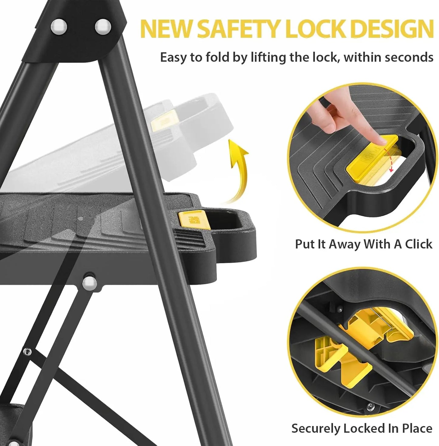 4‑Step Steel Ladder