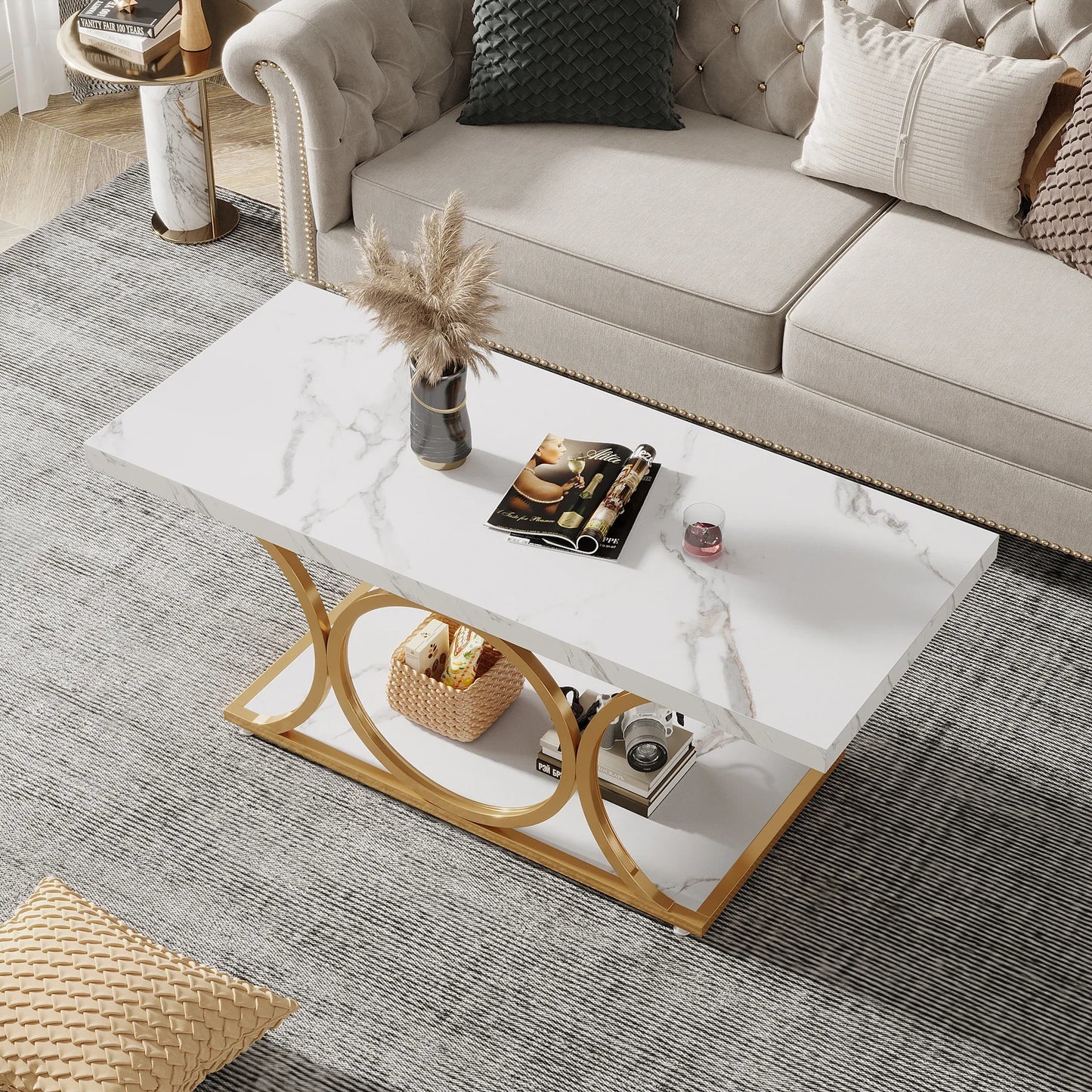 47.24-inch Rectangle Coffee Table