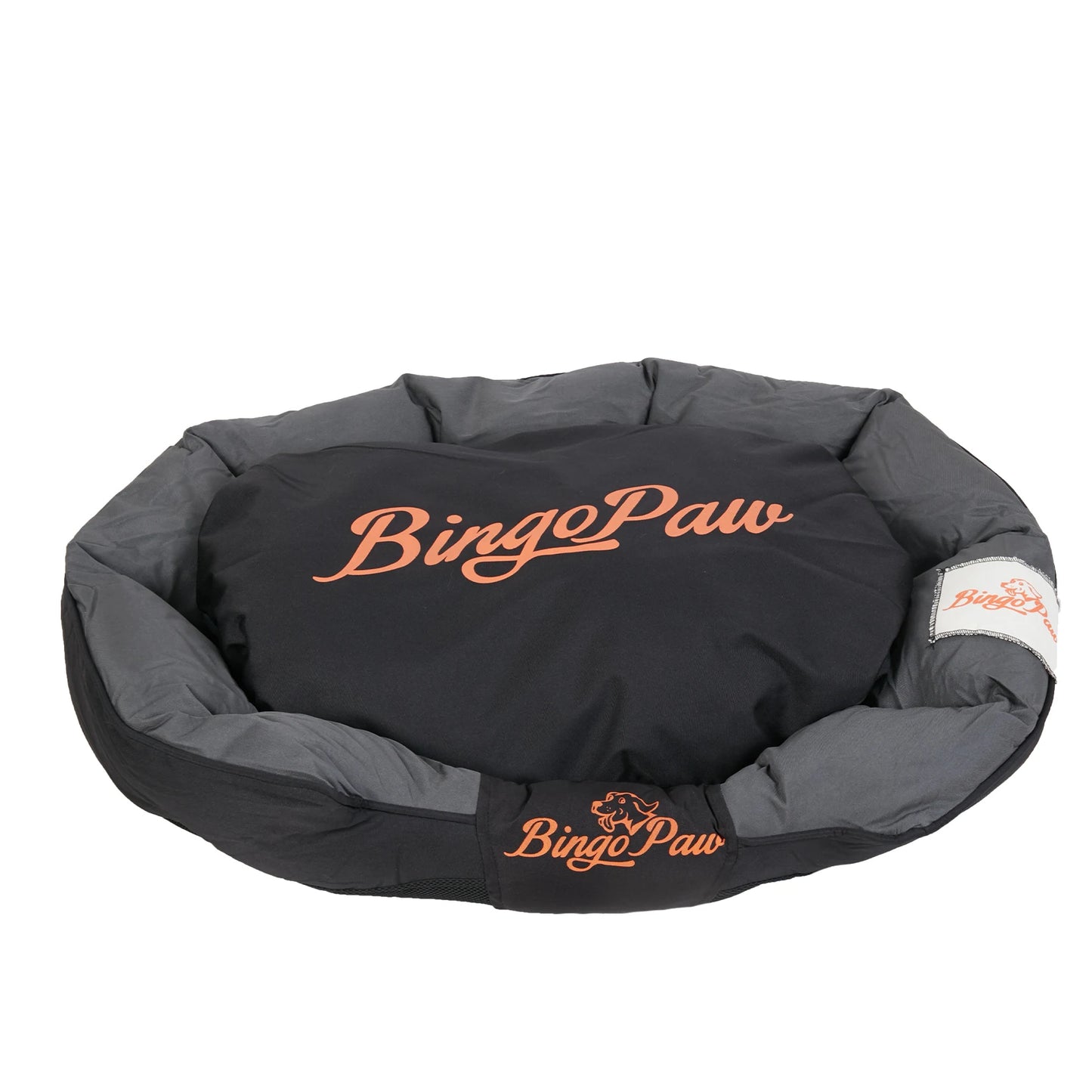 All-Season Oxford Dog Bed with Removable Cushion