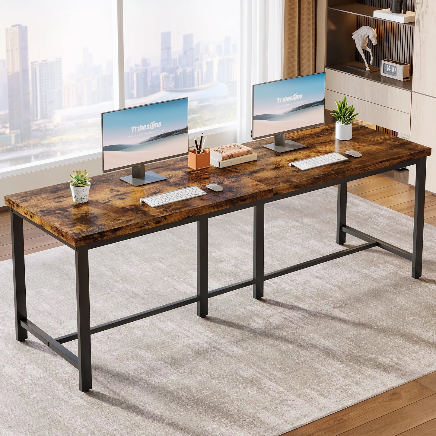 Dual Workspace Desk
