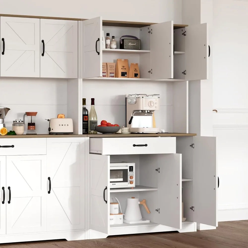 Tall Farmhouse Kitchen Cabinet