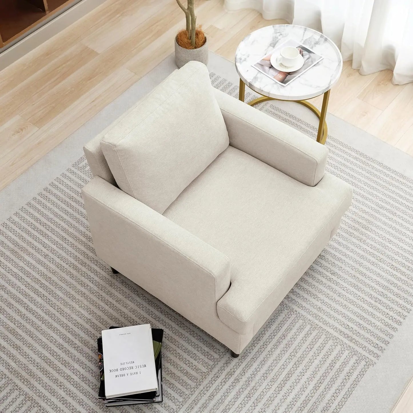 Mid‑Century Accent Chair