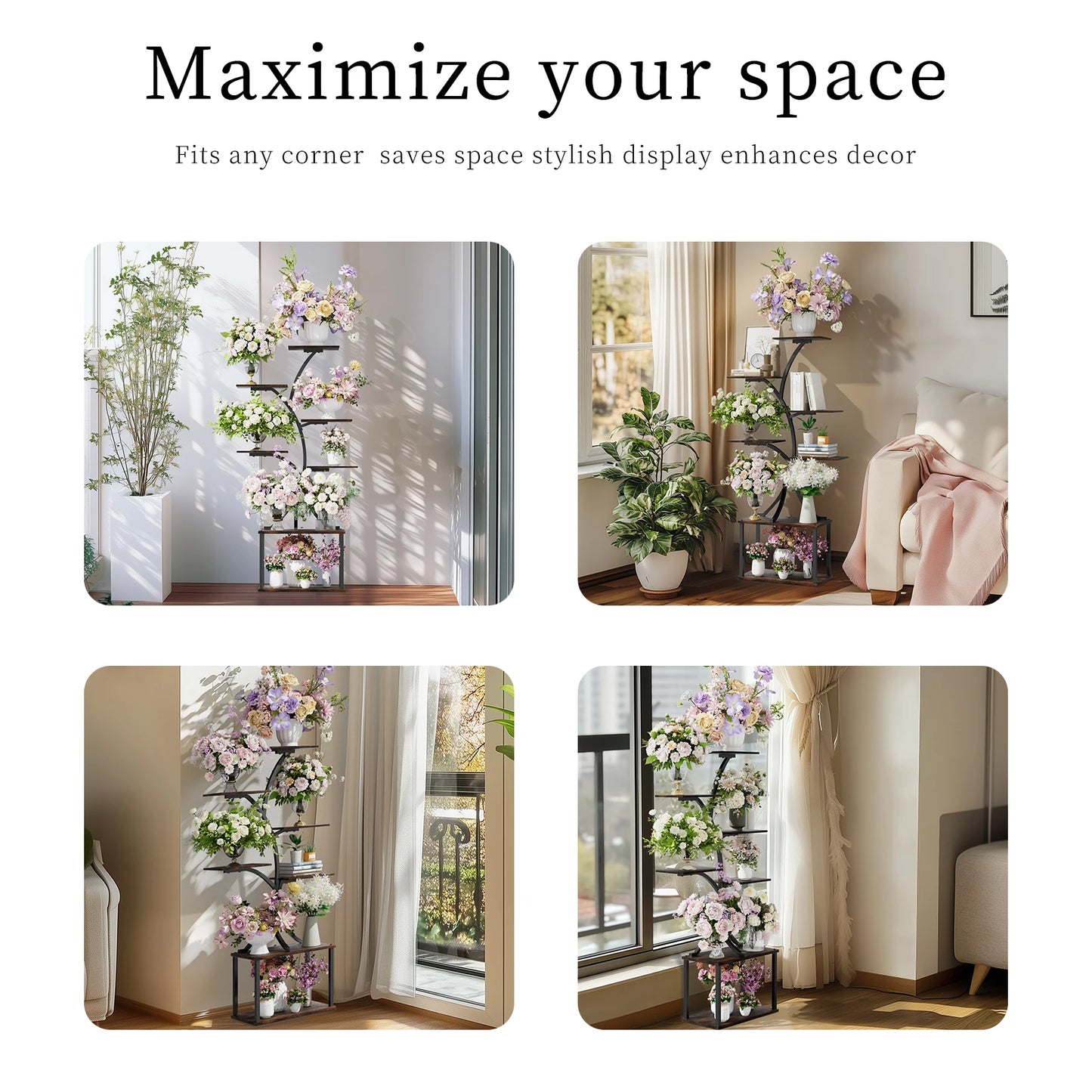 Tree-Shaped Plant Stand