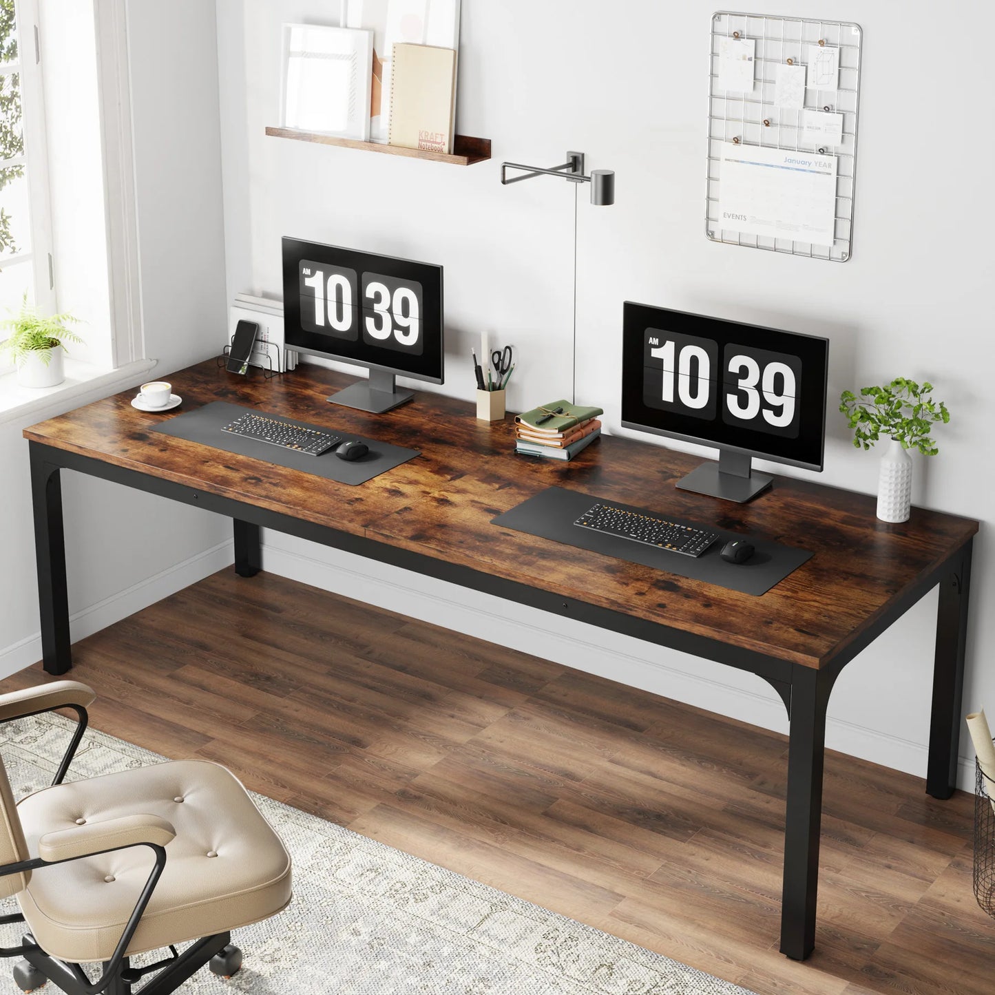 Dual Workspace Desk
