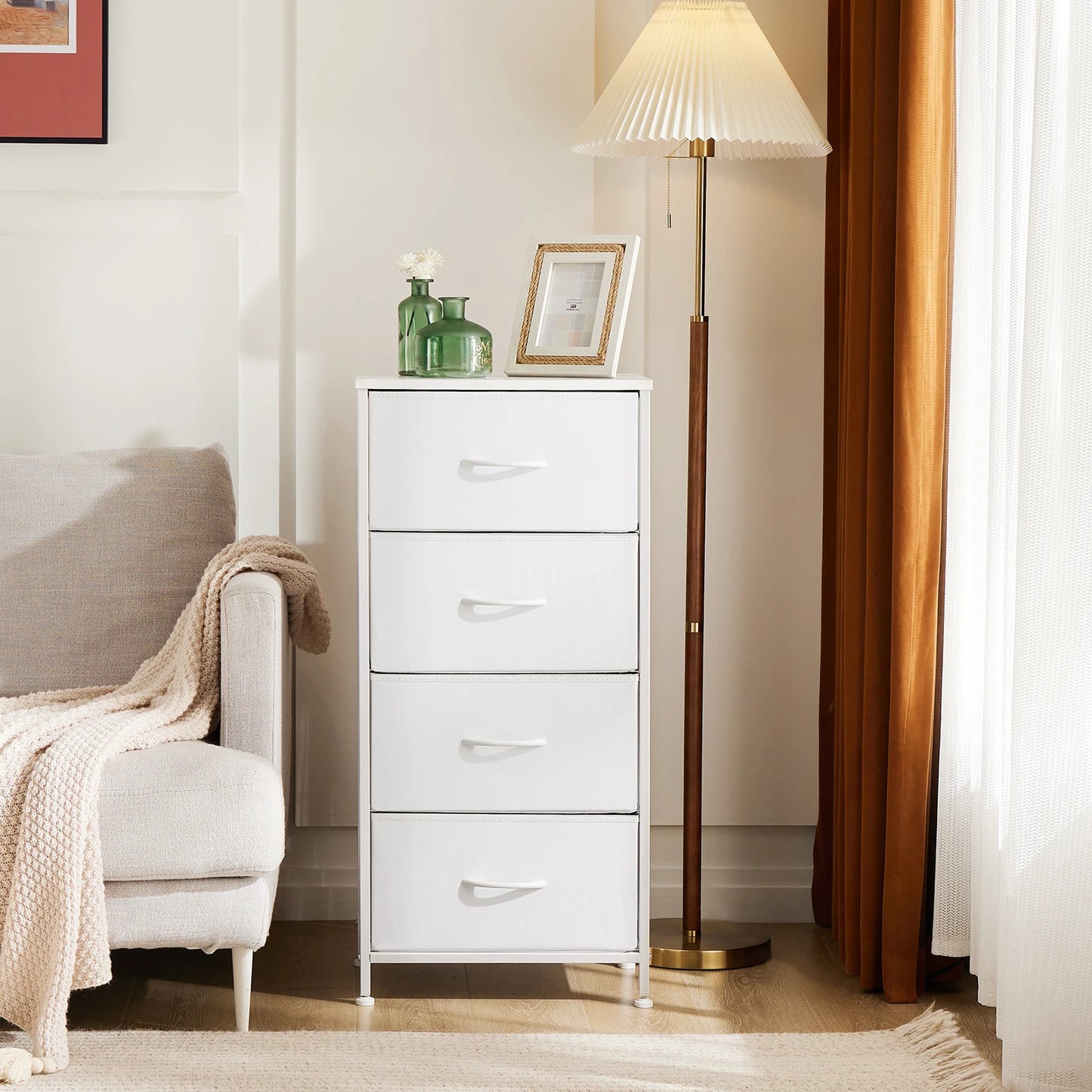 4-Layer Fabric Cabinet
