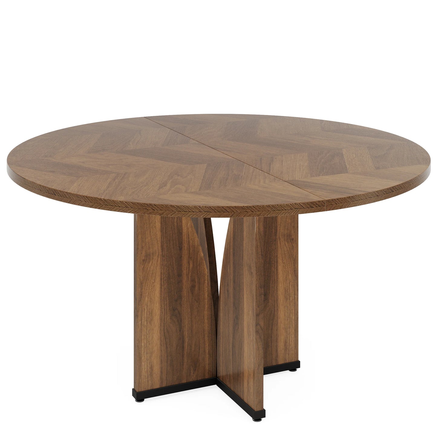 Round Wood Conference Table