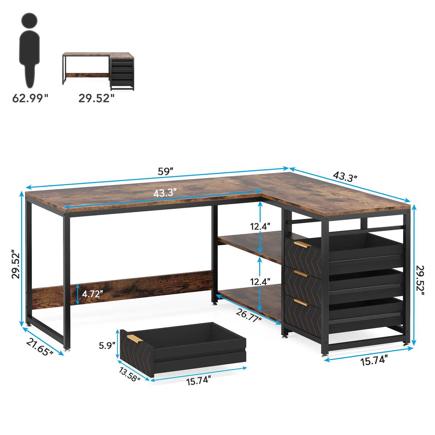 L Shaped Office Desk