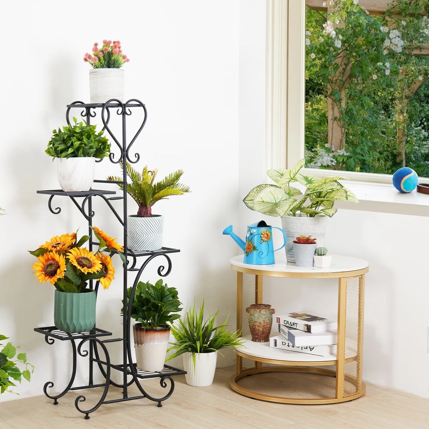 5-Tier Metal Plant Stand