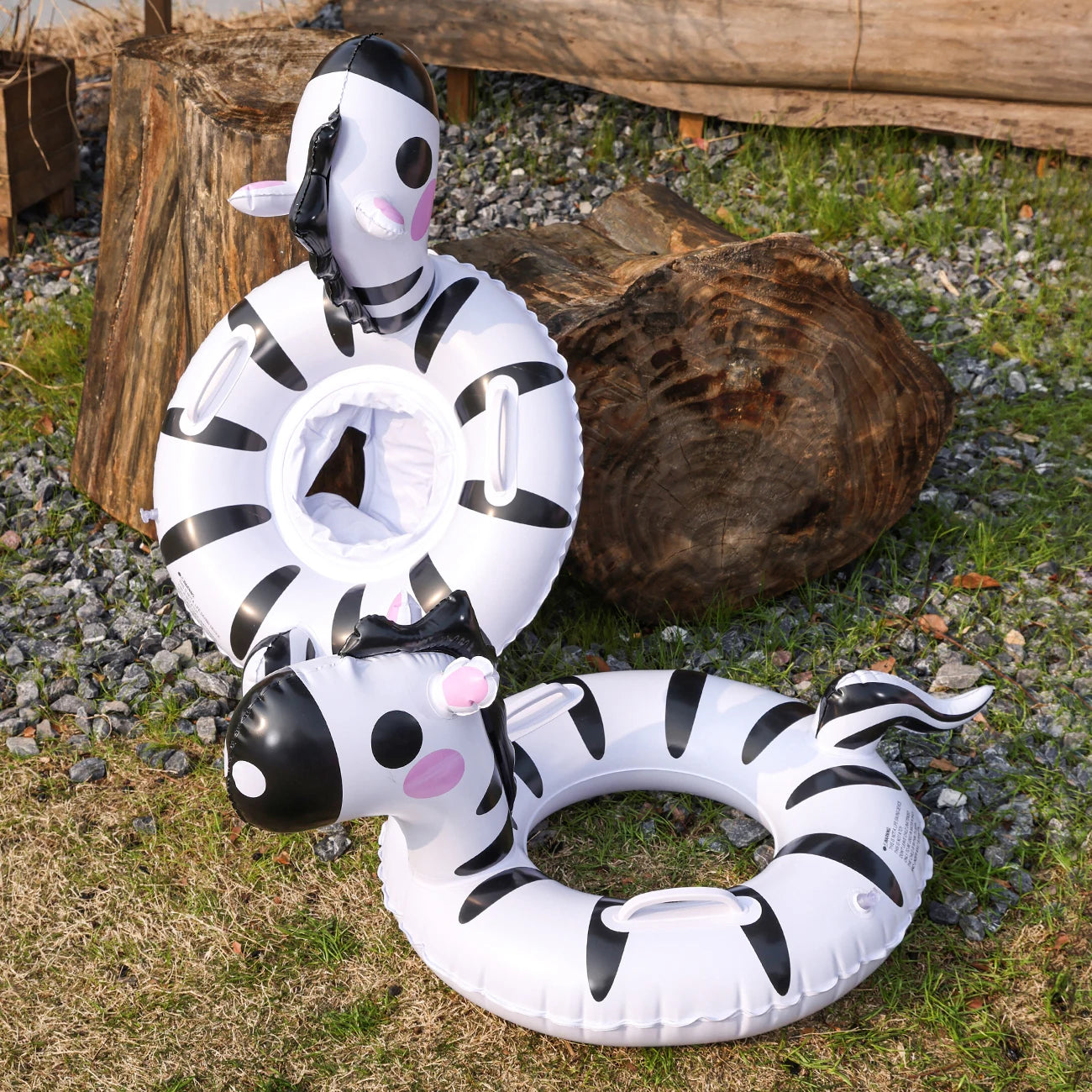 Zebra Shaped Pool Floats
