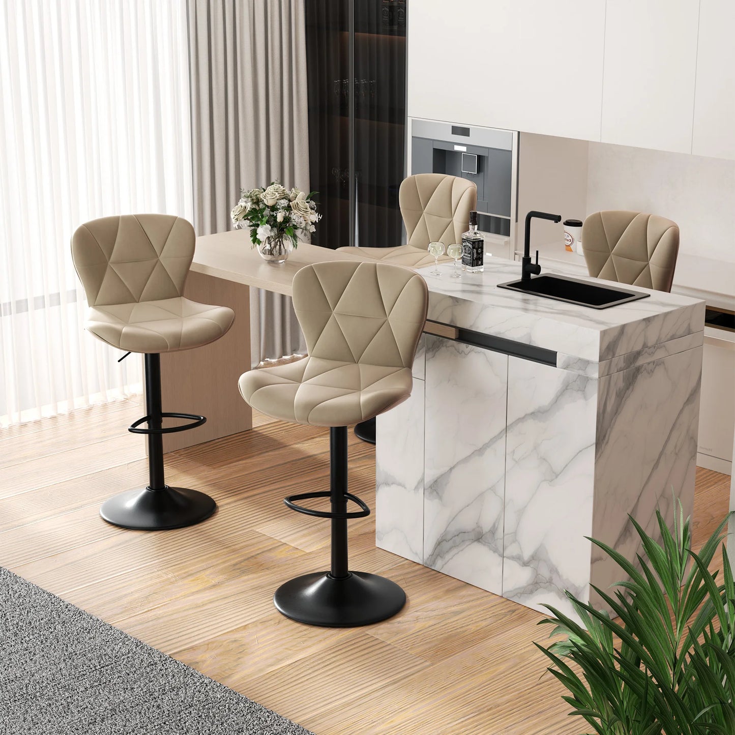 Adjustable Swivel Bar Chairs
