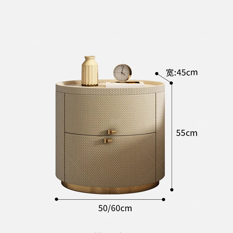 Luxury Storage Nightstand Minimalist Drawer