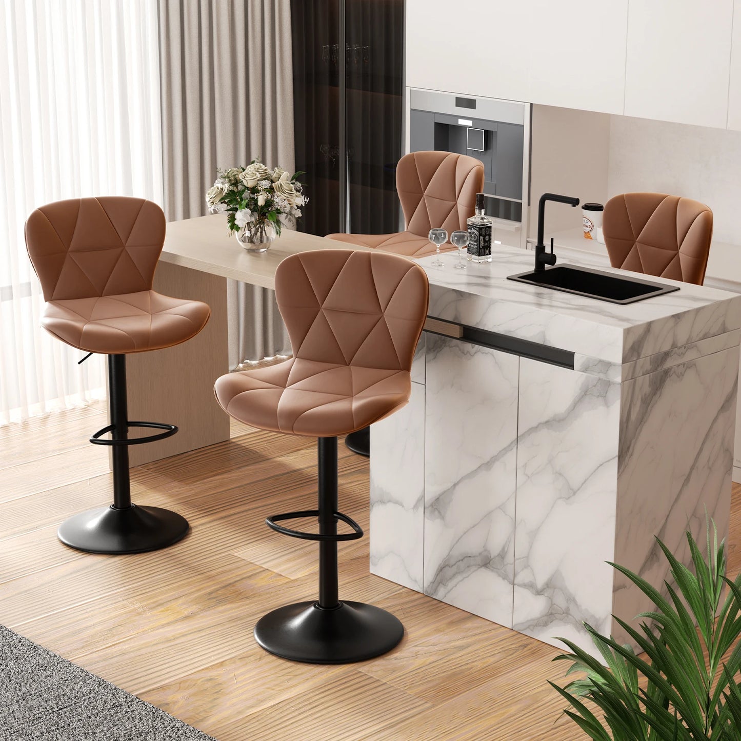Adjustable Swivel Bar Chairs
